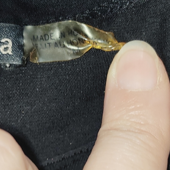 Alice and Olivia Black Base Layer T-Shirt Dress Size M Medium UK 8 10 Minimalist - Picture 8 of 9